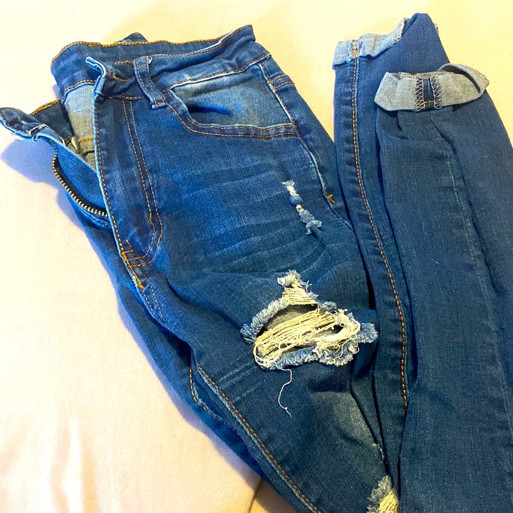 High waist jeans
